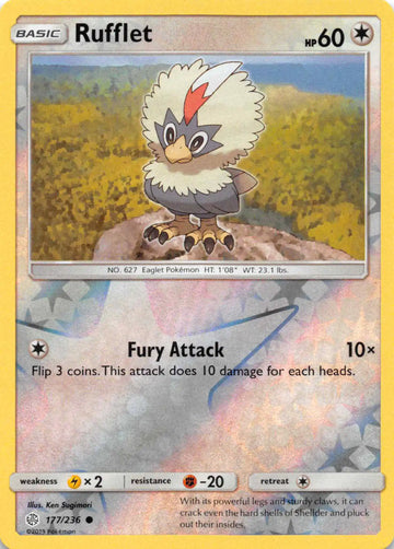 Rufflet [177/236] [Cosmic Eclipse] Reverse Holofoil