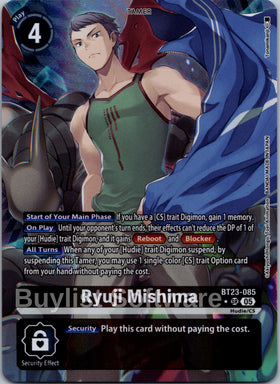 Ryuji Mishima (Alternate Art) [BT23-085 SR] [Hackers' Slumber] Foil