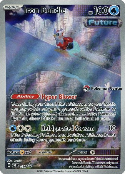 Iron Bundle - 066 (Pokemon Center Exclusive) [066] - (SV Scarlet & Violet Promo Cards) Holofoil