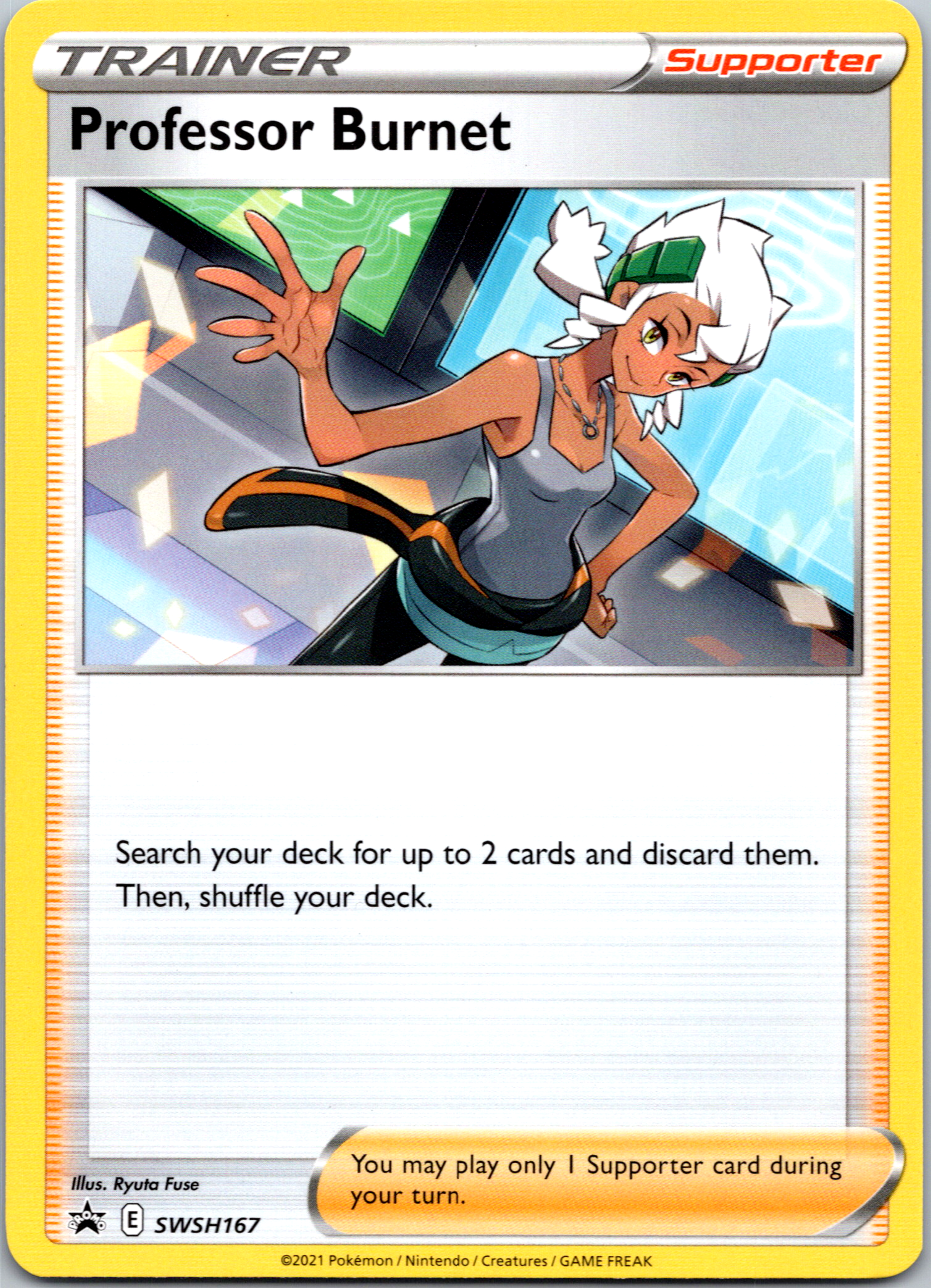 Professor Burnet (SWSH167) [Sword & Shield: Black Star Promos]