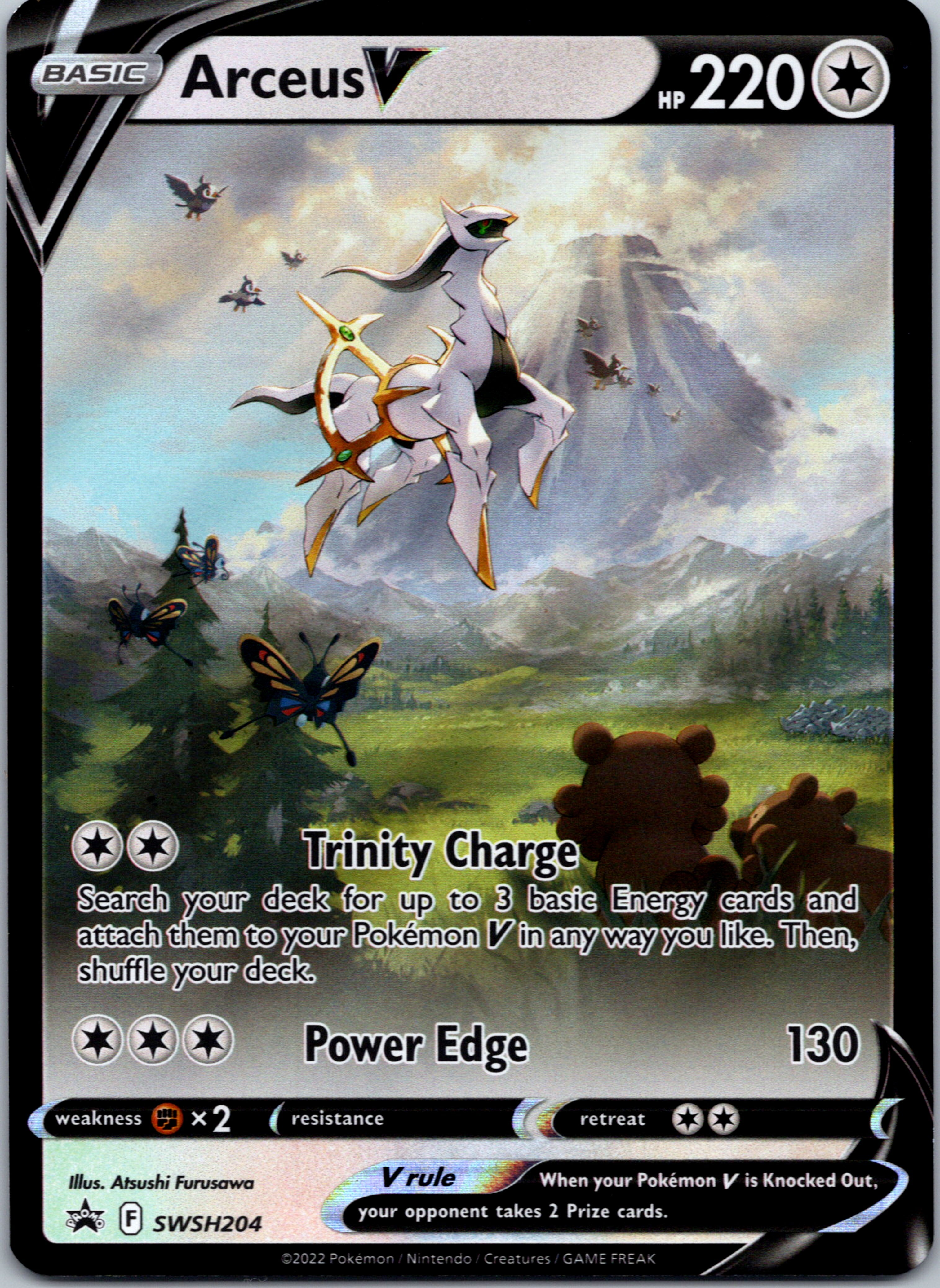 Arceus V (SWSH204) [Sword & Shield: Black Star Promos]