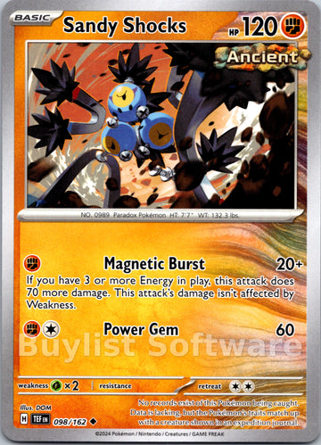 Sandy Shocks [098/162] - (Temporal Forces) Reverse Holofoil