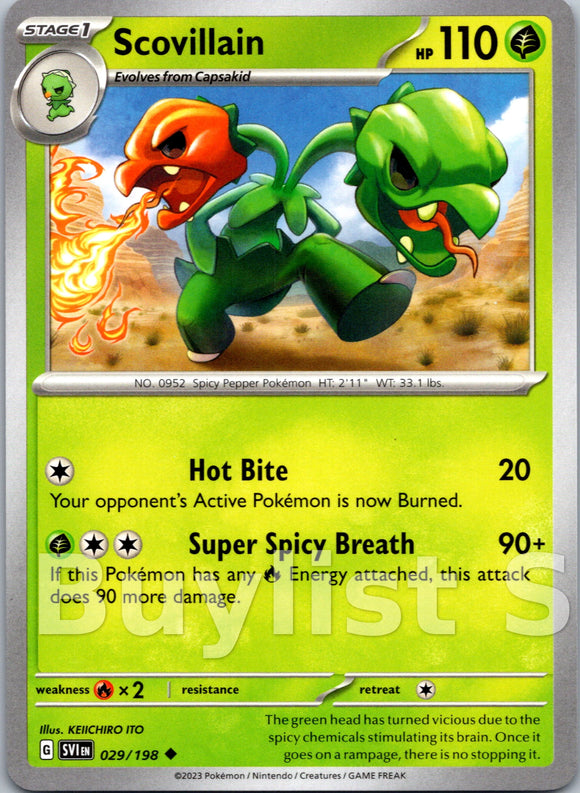 Scovillain - 029/198 [29] - (SV01 Scarlet & Violet Base Set)