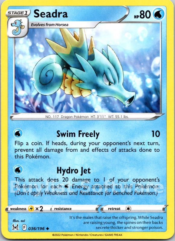 Seadra (036/196) [Sword & Shield: Lost Origin]