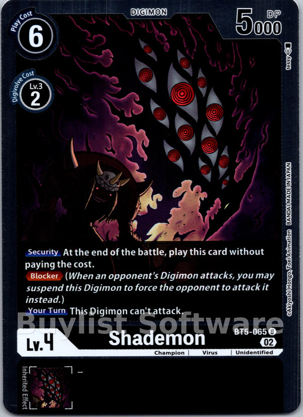 Shademon (Resurgence Booster Reprint) [BT5-065] [Resurgence Booster] Foil