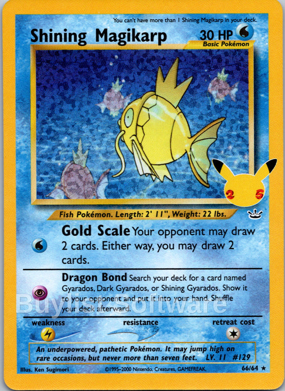 Shining Magikarp [66/64] [Celebrations: Classic Collection] Holofoil
