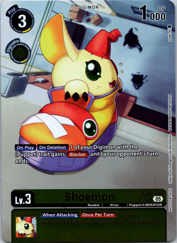 Shoemon (Box Topper) [BT22-029 C] [Cyber Eden] Foil