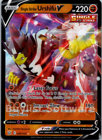 Single Strike Urshifu V [085/163] [SWSH05: Battle Styles]