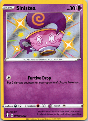 Sinistea [SV052/SV122] [Shining Fates: Shiny Vault] Holofoil