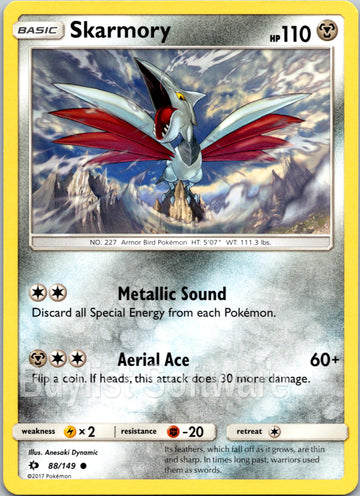 Skarmory [88/149] [Sun & Moon Base Set]