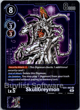 SkullGreymon [EX1-062] [Classic Collection] Foil