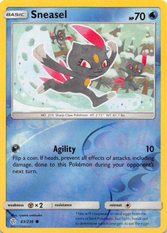 Sneasel [43/236] [Cosmic Eclipse] Reverse Holofoil