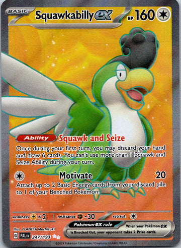 Squawkabilly ex - 247/193 [247/193] [Paldea Evolved] Holofoil