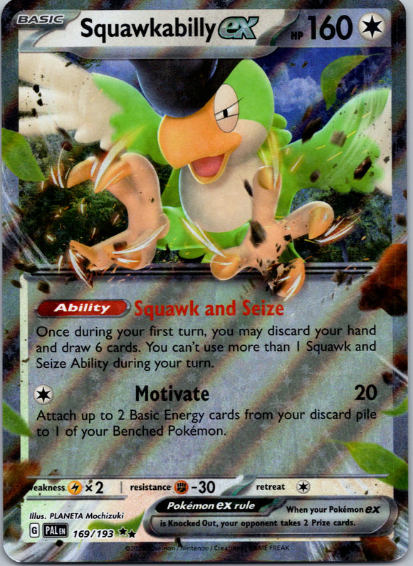Squawkabilly ex [169/193] [Paldea Evolved] Holofoil