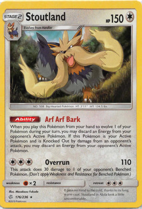 Stoutland [176/236] [Cosmic Eclipse] Holofoil