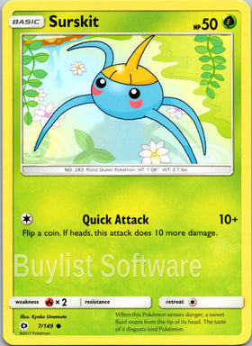 Surskit [7/149] [Sun & Moon Base Set]