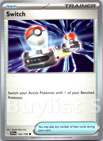 Switch [194/198] [Scarlet & Violet Base Set]