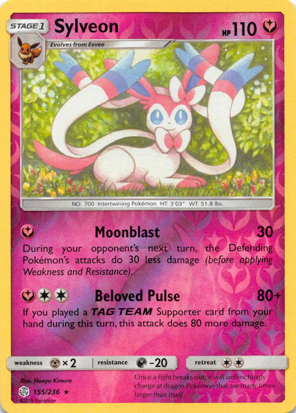 Sylveon [155/236] [Cosmic Eclipse] Reverse Holofoil
