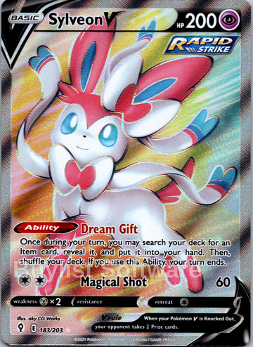 Sylveon V (183/203) [Sword & Shield: Evolving Skies]