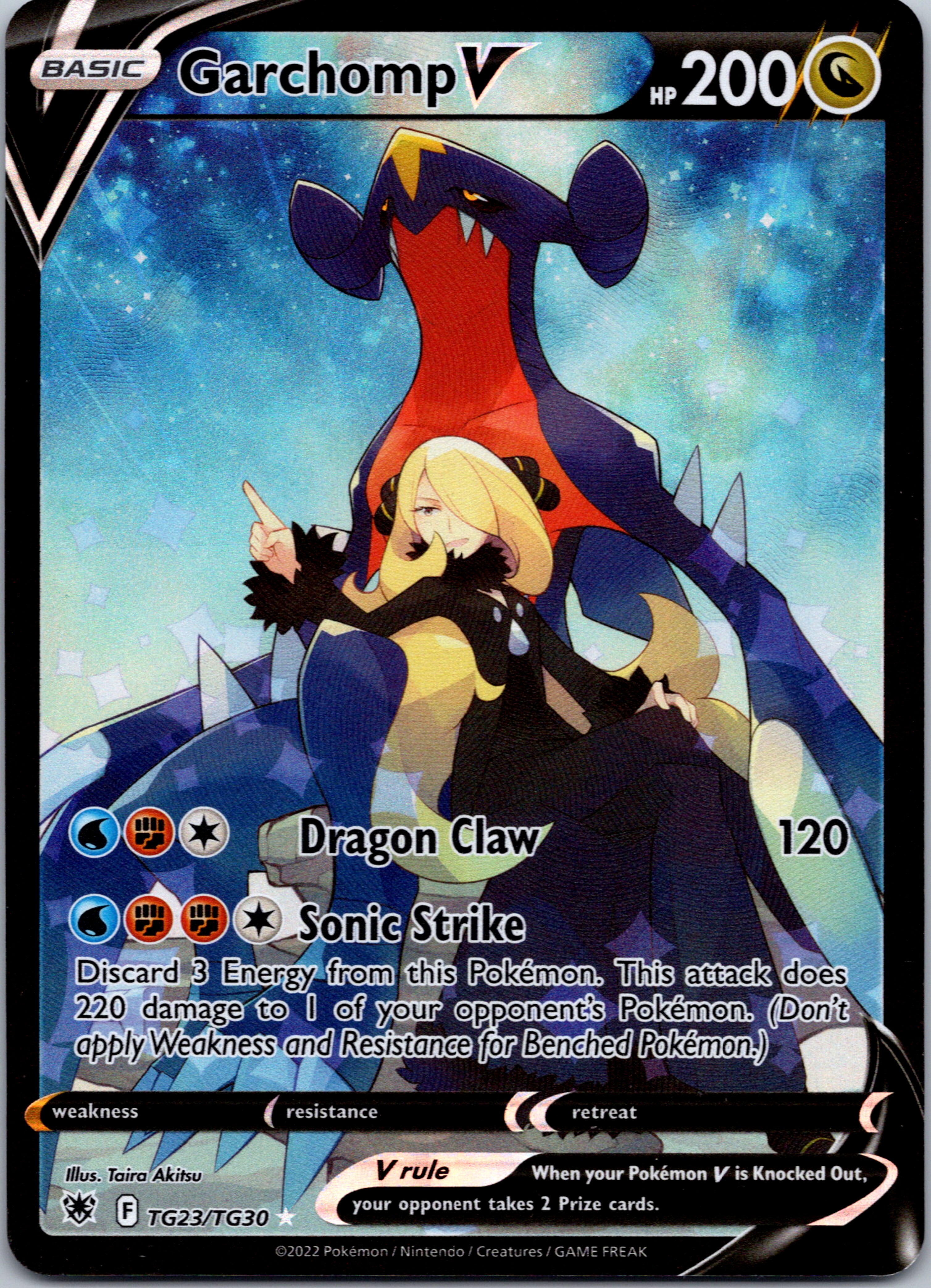 Garchomp V (TG23/TG30) [Sword & Shield: Astral Radiance]