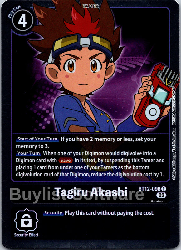 Tagiru Akashi [BT12-096] [Across Time] Foil