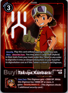 Takuya Kanbara (Box Topper) [BT7-085 R] [Next Adventure] Foil