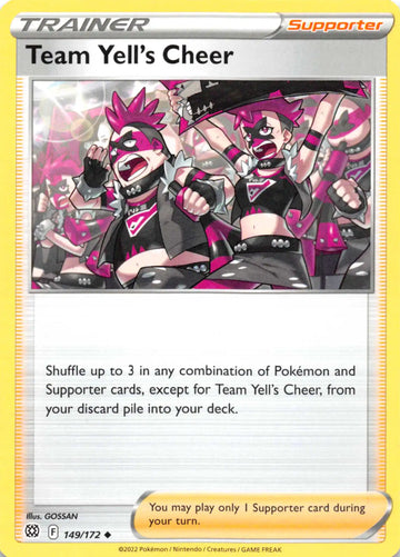 Team Yell's Cheer [149/172] [Brilliant Stars] Reverse Holofoil