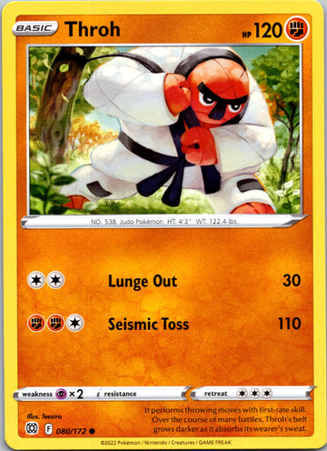 Throh [080/172] [Brilliant Stars] Reverse Holofoil