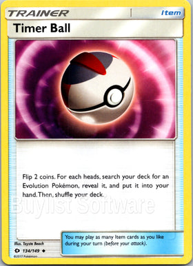 Timer Ball [134/149] [Sun & Moon Base Set]