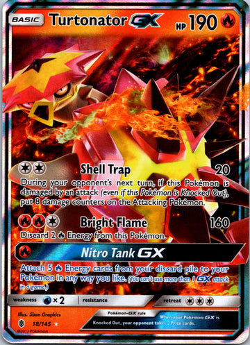 Turtonator GX [18/145] [Guardians Rising] Holofoil