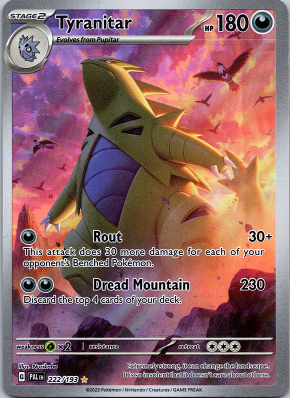 Tyranitar - 222/193 [222/193] [Paldea Evolved] Holofoil