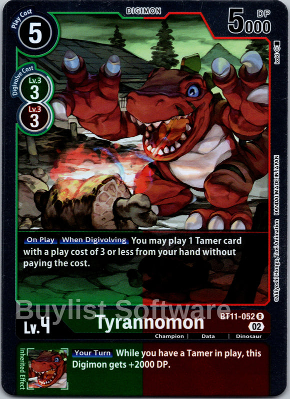 Tyrannomon [BT11-052] [Dimensional Phase] Foil