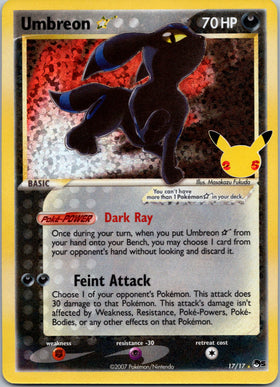 Umbreon Star [17/17] [Celebrations: Classic Collection] Holofoil