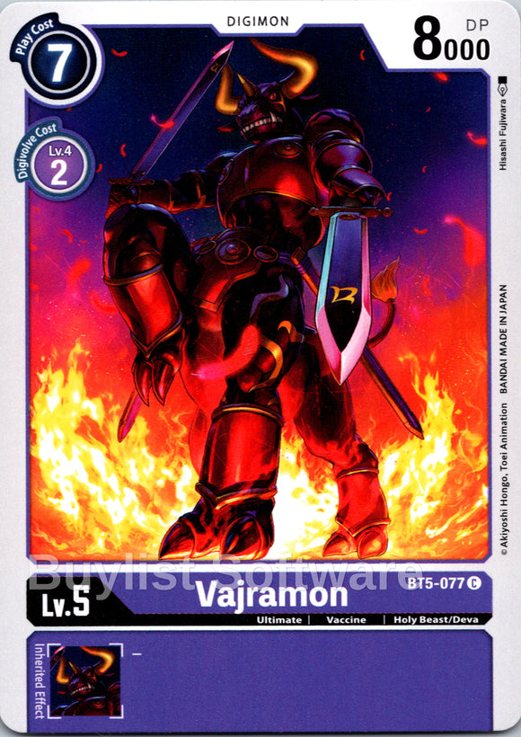 Vajramon [BT5-077] [Battle of Omni] Normal