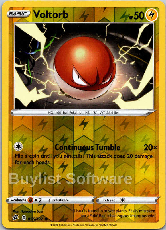 Voltorb [056/192] [Rebel Clash] Reverse Holofoil