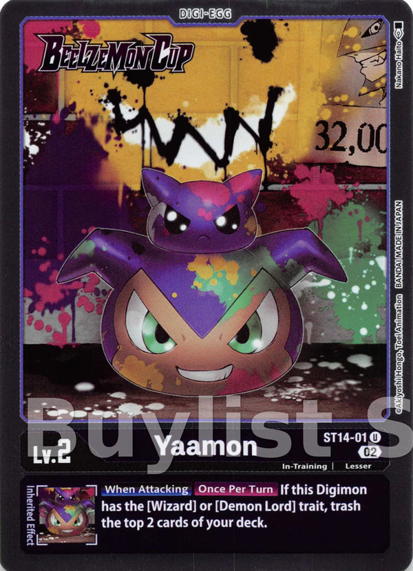 Yaamon [ST14-01] [Starter Deck 14: Beelzemon Advanced Deck Set Pre-Release Cards] Foil