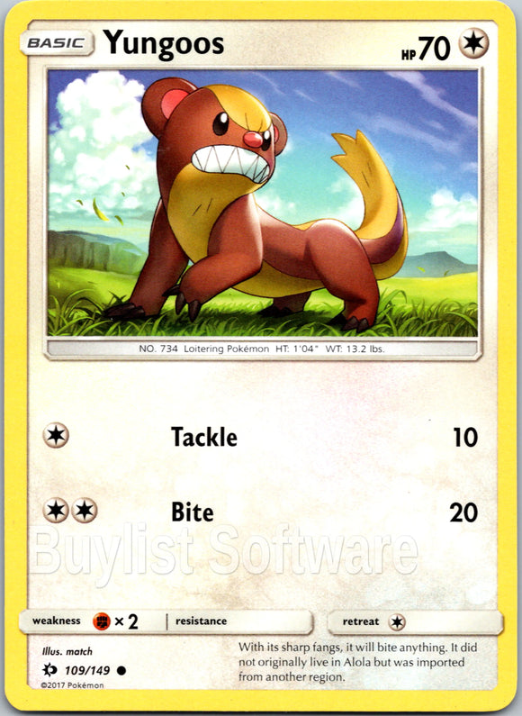 Yungoos [109/149] [Sun & Moon Base Set]