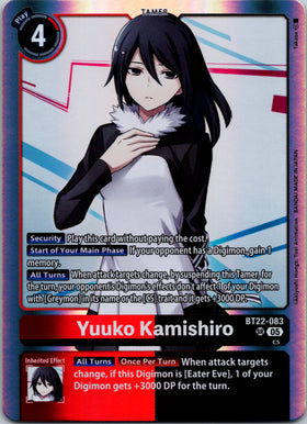 Yuuko Kamishiro [BT22-083 SR] [Cyber Eden] Foil