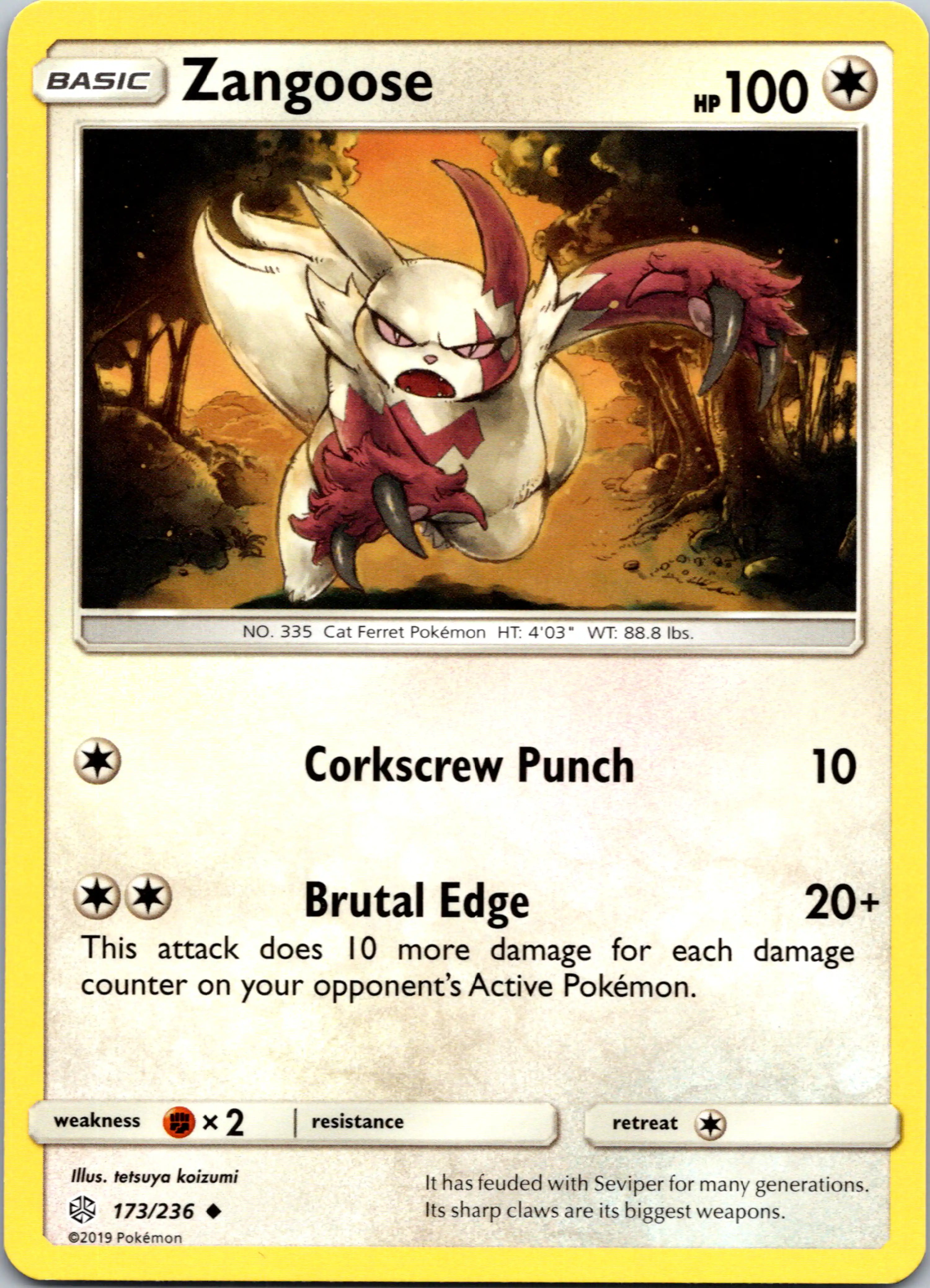 Zangoose [173/236] [Cosmic Eclipse]
