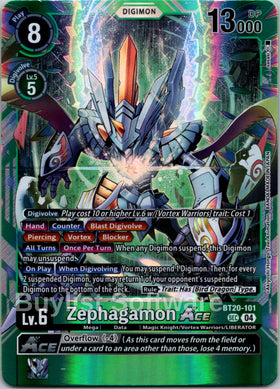 Zephagamon ACE [BT20-101 SEC] [Release Special Booster 2.5] Foil