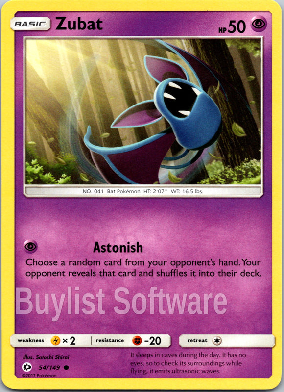 Zubat [54/149] [Sun & Moon Base Set]