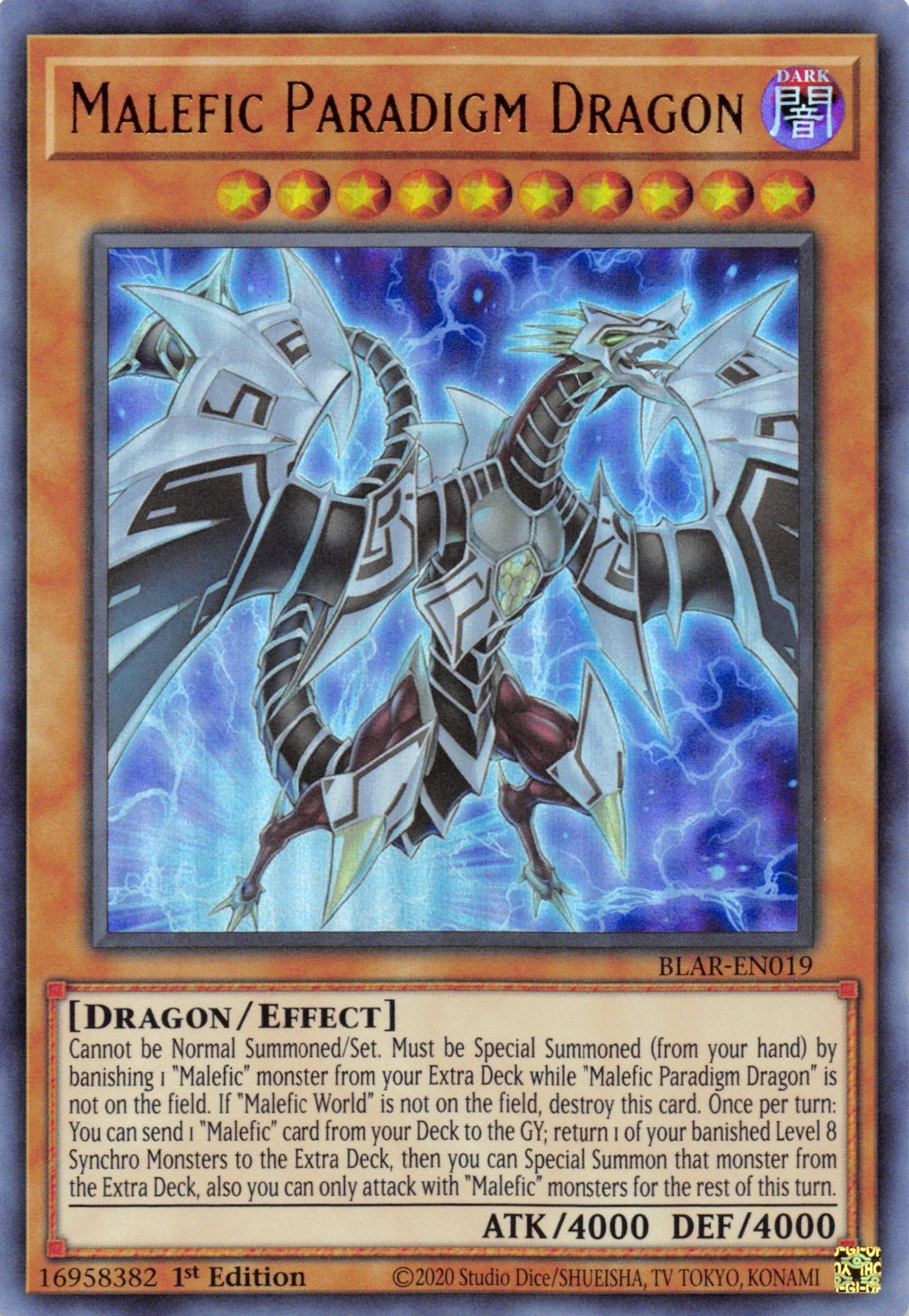 Malefic Paradigm Dragon [BLAR-EN019] Ultra Rare