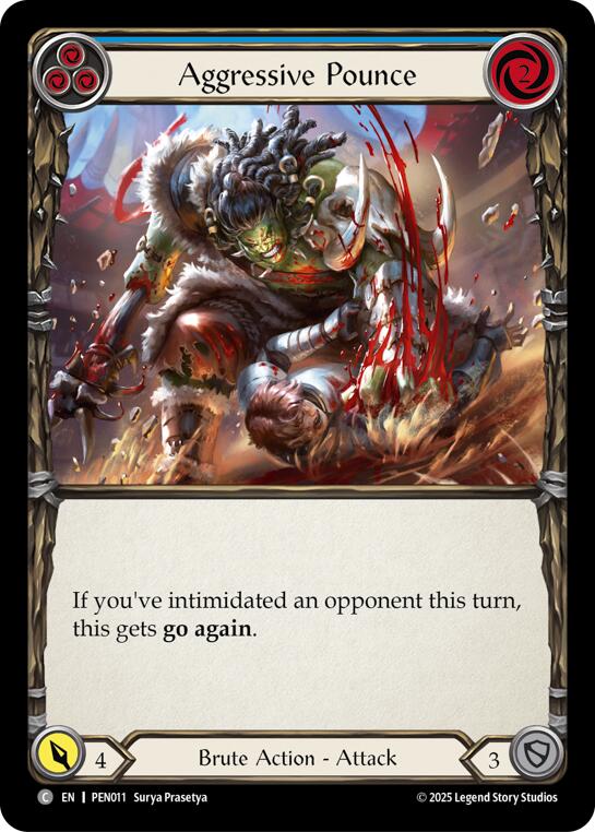 Aggressive Pounce (Blue)