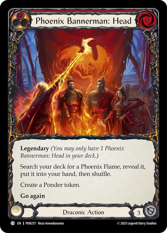 Phoenix Bannerman Head (Red)