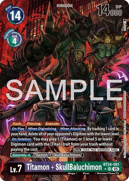 Titamon + SkullBaluchimon (Alternate Art)