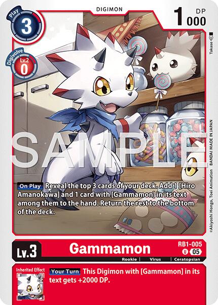 Gammamon - RB1-005 (Reprint)