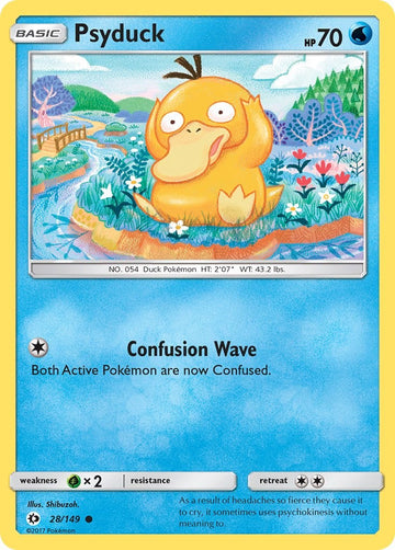 Psyduck [28/149] [Sun & Moon Base Set] Reverse Holofoil