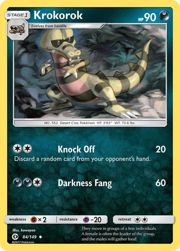 Krokorok [84/149] [Sun & Moon Base Set]
