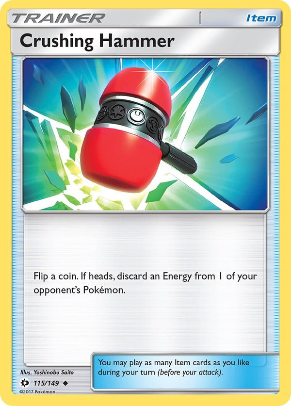 Crushing Hammer [115/149] [Sun & Moon Base Set] Reverse Holofoil