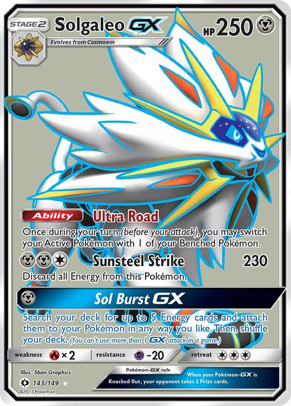 Solgaleo GX [143/149] [Sun & Moon Base Set] Holofoil